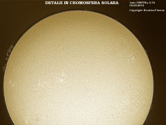 Detalii in cromosfera solara, 05.03.2013