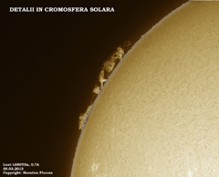 Proeminente solare - 05.03.2013